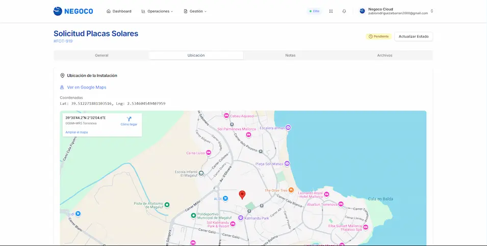 Solicita estudios de instalación fotovoltaica